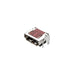 1747981-2 by TE Connectivity AMP Connectors - CONNECTOR RECPT HDMI 19POS PNL MNT R/A