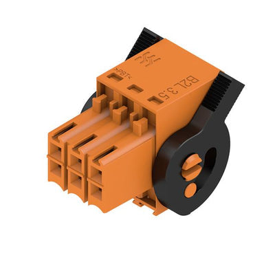 1748330000 by Weidmuller - TERM BLOCK PLUG 6POS STR 3.5MM