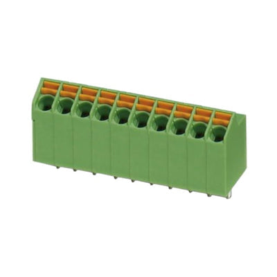 1752188 by Phoenix Contact - TERM BLOCK 10POS 25DEG 3.5MM PCB