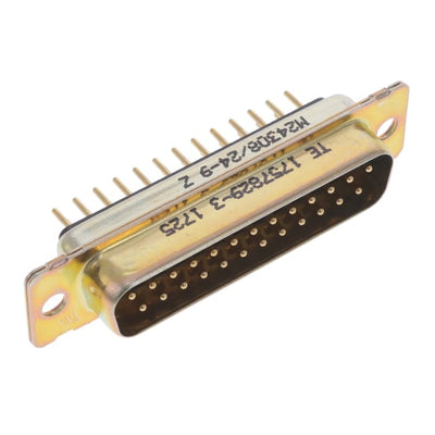 1757829-3 by TE Connectivity Aerospace, Defense and Marine - CONNECTOR D-SUB PLUG 25POS VERT SLDR