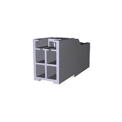 176284-9 by TE Connectivity AMP Connectors - CONNECTOR RECPT HSG 4POS 3.96MM