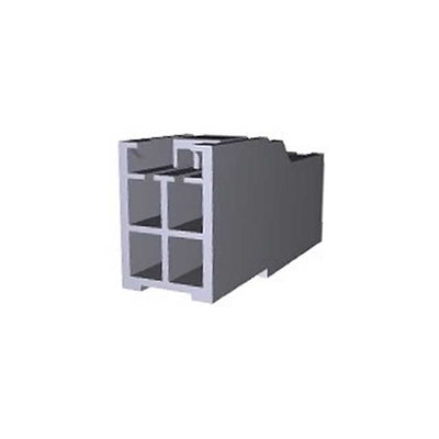 176284-4 by TE Connectivity AMP Connectors - CONNECTOR RECPT HSG 4POS 3.96MM
