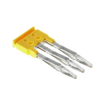 1776130000 by WeidmÃ¼ller - JUMPER TERM BLK 3POS FLAT PIN
