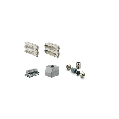 1802360000 by Weidmuller - CONNECTOR ASSY TOP ENTRY 48+GND SZ12