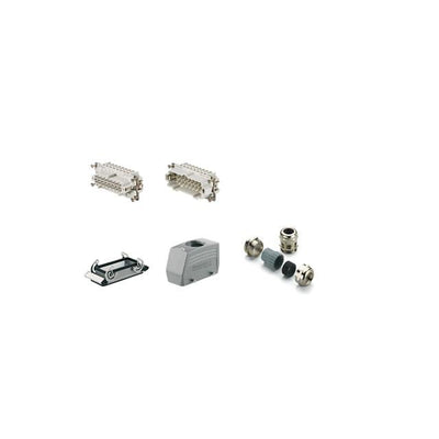 1802390000 by Weidmuller - CONNECTOR ASSY TOP ENTRY 16+GND SZ6