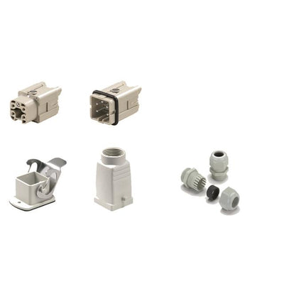 1802430000 by Weidmuller - CONNECTOR ASSY TOP ENTRY 4+GND SZ1