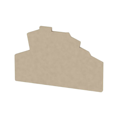 1805960000 by Weidmuller - CONNECTOR TERM BLK END PLATE BEIGE