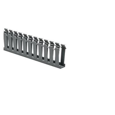 181-13006 by HellermannTyton - WIRE DUCT SLOTTED SCREW 6' GRAY