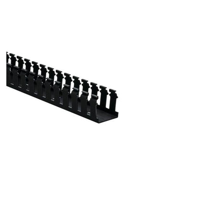 181-22019 by HellermannTyton - WIRE DUCT SLOTTED SCREW 6' BLACK