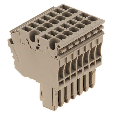1815790000 by Weidmuller - TERM BLOCK PLUG 7/14POS STR