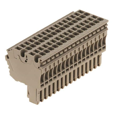 1815880000 by WeidmÃ¼ller - TERM BLOCK PLUG 16/32POS STR