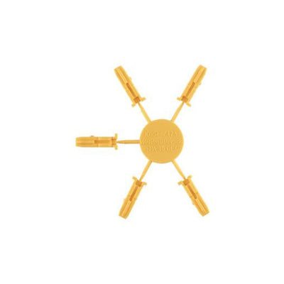 1816150000 by WeidmÃ¼ller - CONNECTOR TERM BLK KEYING STAR YELLOW