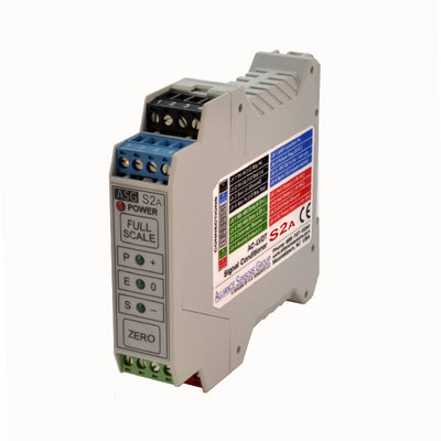 S2A by Alliance Sensors Group - LVDT SIGNAL CONDITIONER DIN RAIL