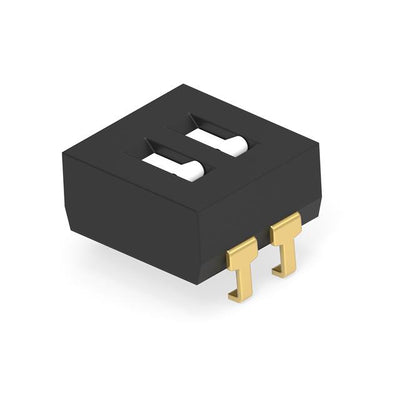 1825059-3 by TE Connectivity ALCOSWITCH Switches - SWITCH DIP FLUSH 2POS SMD JL