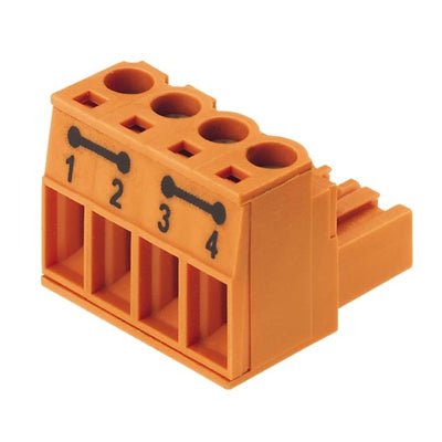1839770000 by Weidmuller - TERM BLOCK PLUG 4POS STR 5.08MM