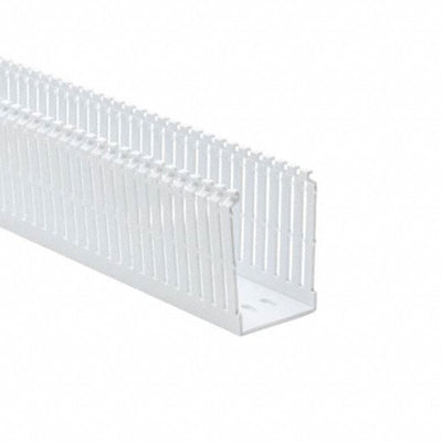 184-23006 by HellermannTyton - WIRE DUCT SLOTTED SCREW 6' WHITE