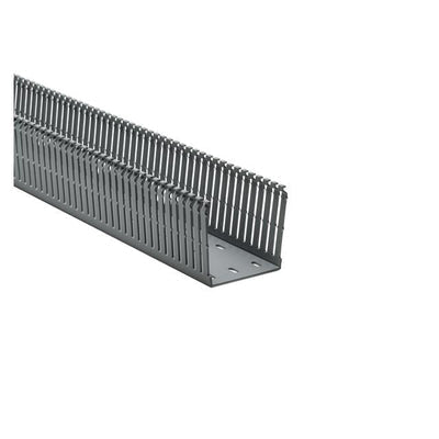184-33002 by HellermannTyton - WIRE DUCT SLOTTED SCREW 6' GRAY