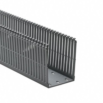 184-34003 by HellermannTyton - WIRE DUCT SLOTTED SCREW 6' GRAY