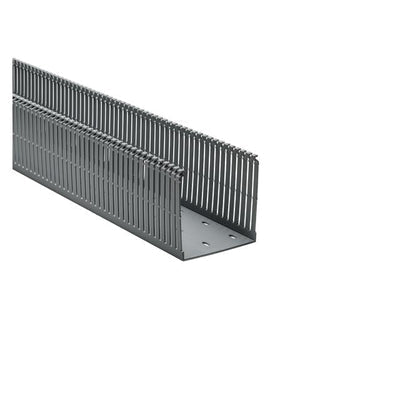 184-44002 by HellermannTyton - WIRE DUCT SLOTTED SCREW 6' GRAY