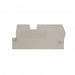 C905266600 by WeidmÃ¼ller - CONNECTOR TERM BLK END PLATE BEIGE