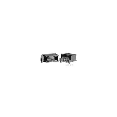 185680-1 by TE Connectivity - 18W MQS HDR BENT LEFT