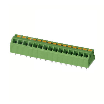 1862217 by Phoenix Contact - TERM BLOCK 15POS 45DEG 3.5MM PCB