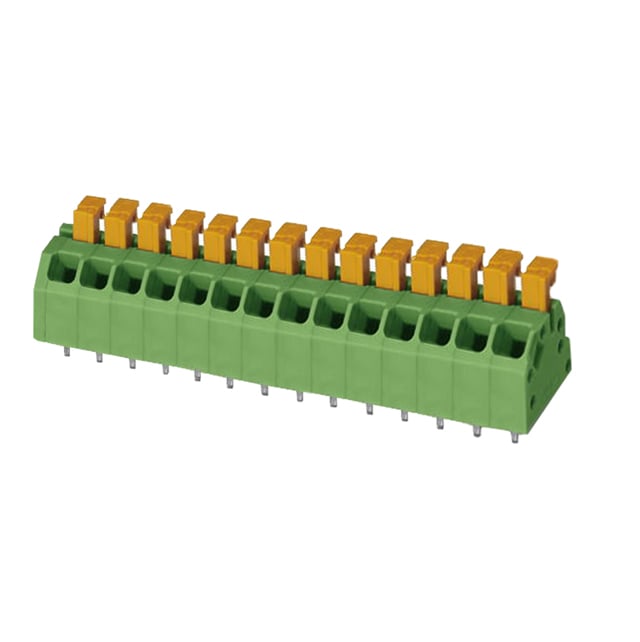 1864406 by Phoenix Contact - TERM BLOCK 14POS 45DEG 3.5MM PCB
