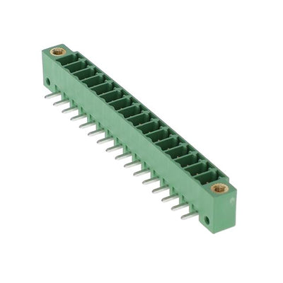 1898525 by Phoenix Contact - TERM BLOCK HDR 16POS 3.81MM