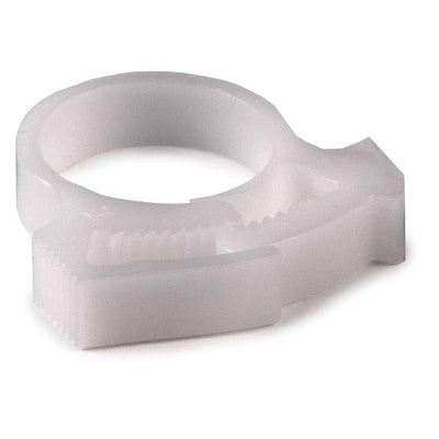 190-00302 by HellermannTyton - CABLE CLIP HOSE WHITE