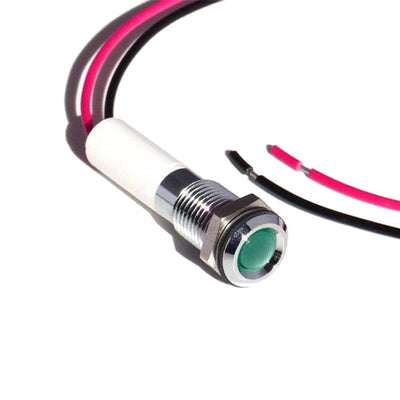 19010251WEC by CML Innovative Technologies LTD - M8 LED IND 12VDC GREEN S/FLAT