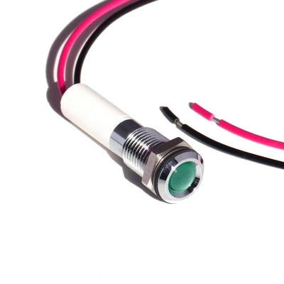 19010351WEC by CML Innovative Technologies LTD - M8 LED IND 24VDC GREEN S/FLAT