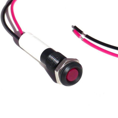 19011353WEC by CML Innovative Technologies LTD - M8 LED IND 24VDC S/RED S/FLAT