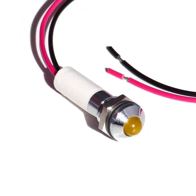 19040252WEC by CML Innovative Technologies LTD - M8 LED IND 12VDC YELLOW PROM