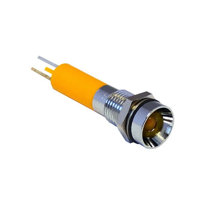 19050352 by CML Innovative Technologies LTD - INDICATOR PNL MNT 8MM 24V DC YEL