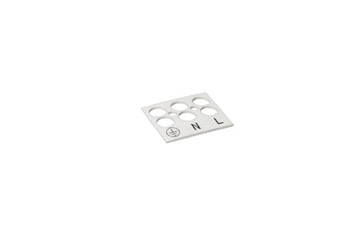 230 BZ/3 BD PE N L by Adels-Contact - TAG MARKING TERM BLOCK ""EARTH N