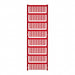 1918600000 by WeidmÃ¼ller - WIRE MARKER SLIP-ON 3.2X21MM RED