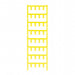 1919580000 by WeidmÃ¼ller - WIRE MARKER SLIP-ON 5.7X12MM YLW