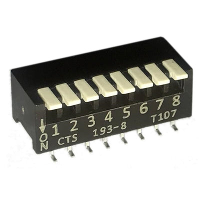 193-8MSR by CTS Electrocomponents - SWITCH PIANO DIP SPST 50MA 24V