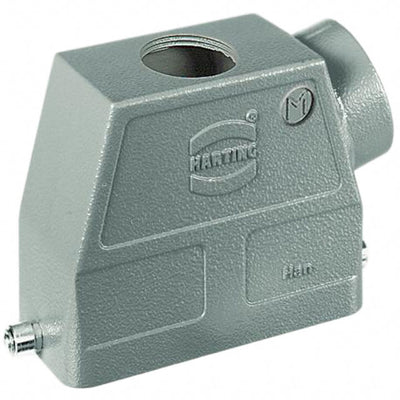19300100447 by HARTING - CONNECTOR HOOD TOP ENTRY SZ10B M32