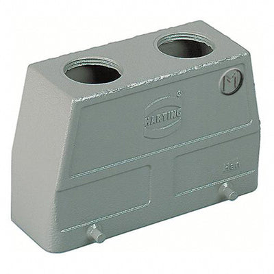 19300160466 by HARTING - CONNECTOR HOOD TOP DUAL SZ16B M25