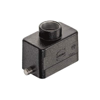 19307101441 by HARTING - CONNECTOR HOOD TOP ENTRY SZ10B M25