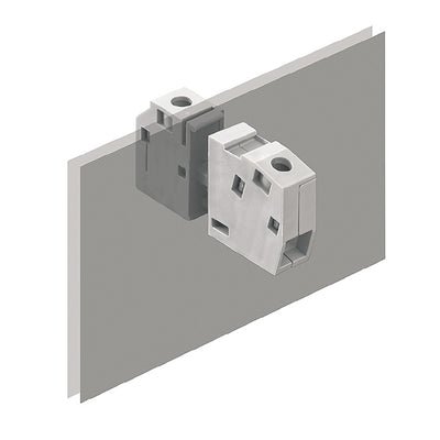 1936550000 by Weidmuller - TERM BLK SCREW CLAMP 1POS GRAY