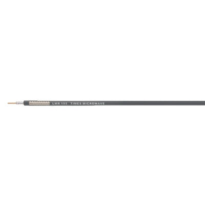 LMR-195 by Amphenol Times Microwave Systems - CABLE LMR-195 BLACK PE 250