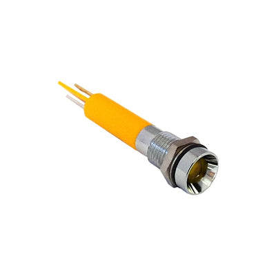 19500132 by CML Innovative Technologies LTD - INDICATOR PNL MNT 8MM 130VAC YEL
