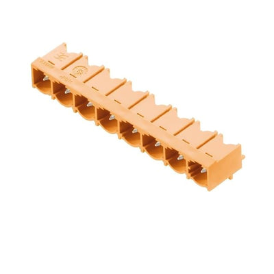 1980370000 by Weidmuller - TERM BLOCK HDR 2POS 90DEG 7.62MM