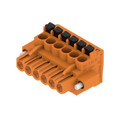 1980680000 by Weidmuller - TERM BLOCK PLUG 6POS 90DEG 5MM