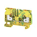 1991810000 by Weidmuller - PE TERMINAL, PUSH IN, 6 MM, GRE