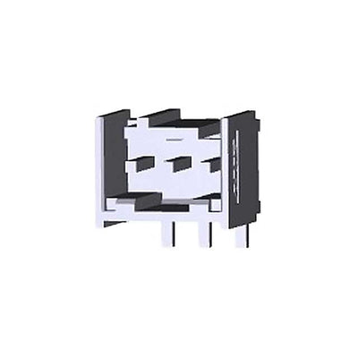 2-647125-3 by TE Connectivity AMP Connectors - CONNECTOR HEADER R/A 3POS 3.96MM