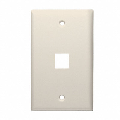 20-3001-LA by DataComm Electronics, Inc. - KEYSTONE PLATE 1 PORT, LITE ALMO