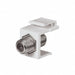 20-3102-WH-10 by DataComm Electronics, Inc. - KEYSTONE JACK W/ 1 GHZ F-CONNECT